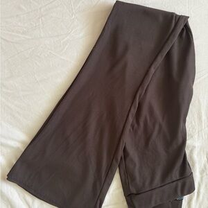 Brown Wide-Leg Pants